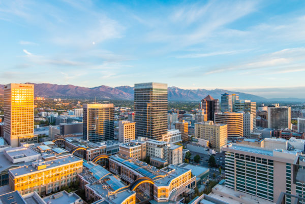 Commercial real estate in downtown Salt Lake City.