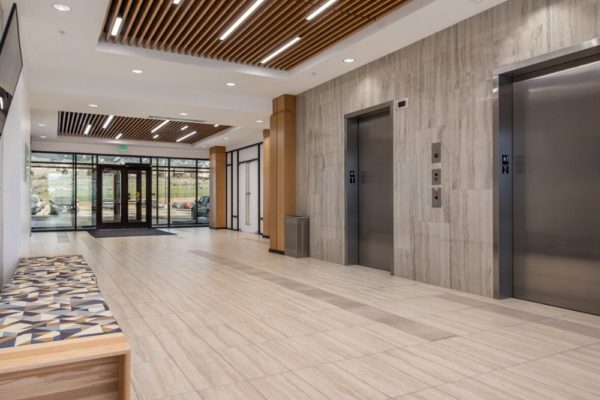 Elevators in commercial office space in Lehi Utah