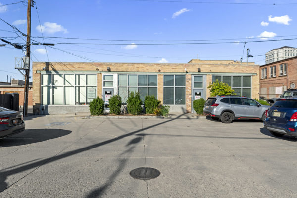 back view of building, lots of windows