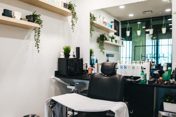 salon inside Kiln commercial office in Lehi Utah