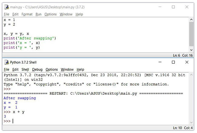 Python IDLE Python�s Integrated Development and Learning Environment