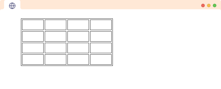 HTML Table with Borders HTML table with borders
